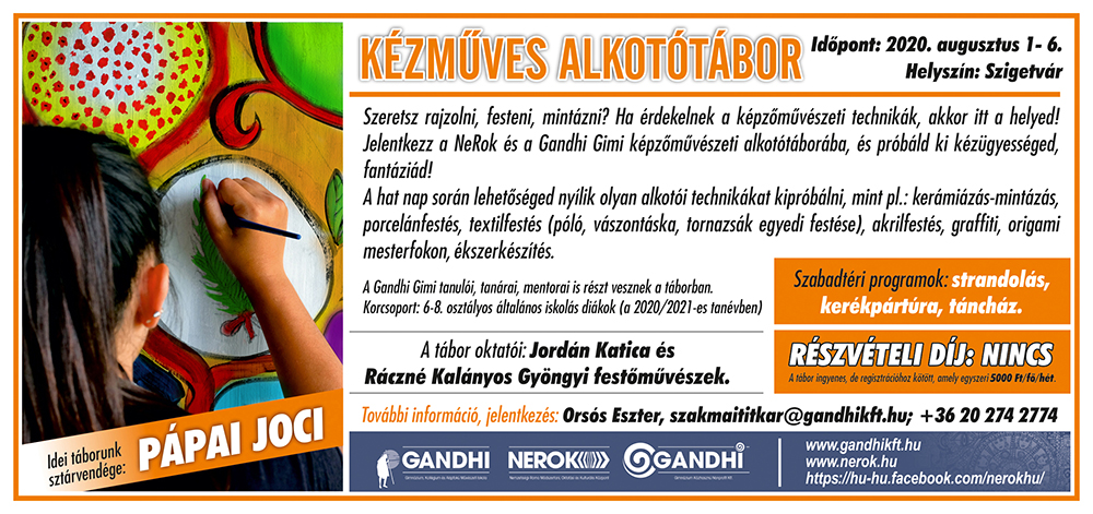Kézműves alkotótábor