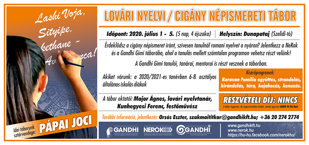 Lovári nyelvi tábor